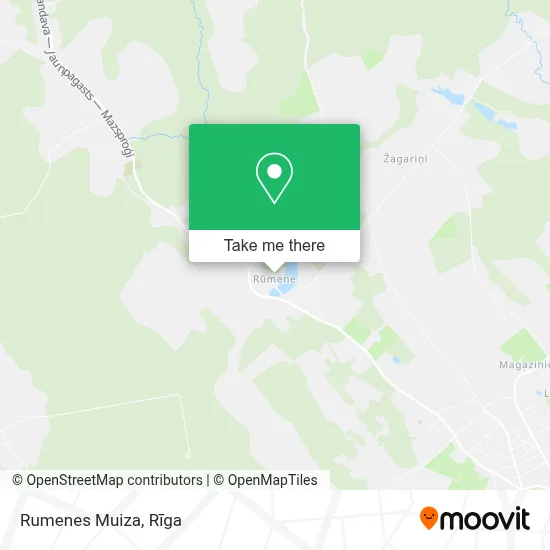 Rumenes Muiza map