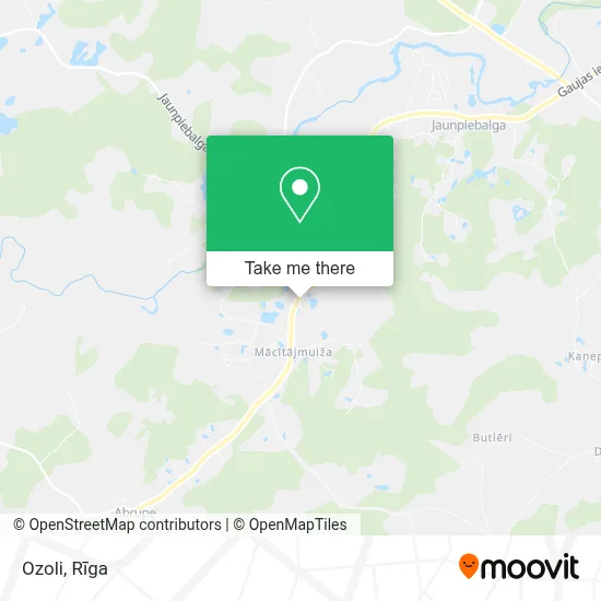 Ozoli map