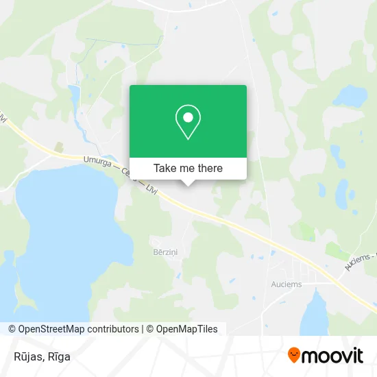 Rūjas map