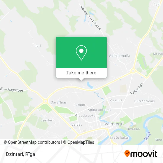 Dzintari map