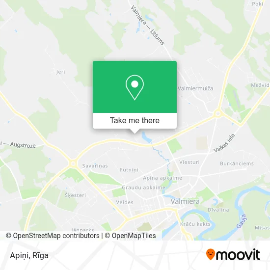 Apiņi map