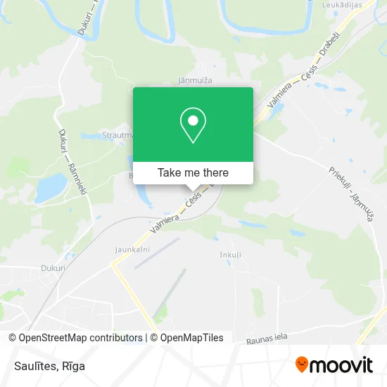 Saulītes map