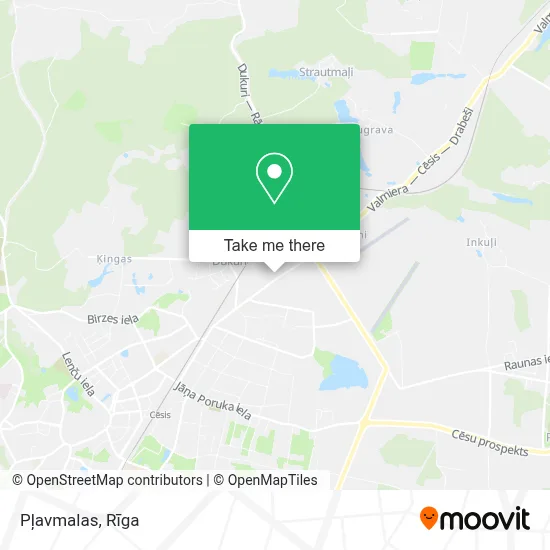 Pļavmalas map