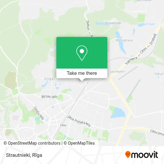 Strautnieki map
