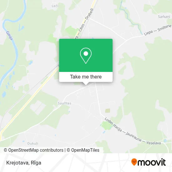 Krejotava map