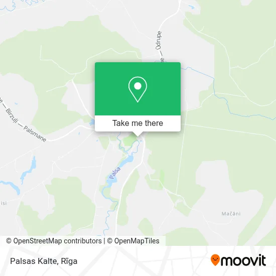 Palsas Kalte map