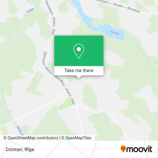 Dzintari map