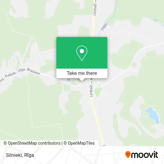 Silnieki map