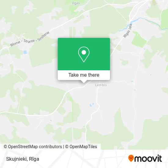 Skujnieki map