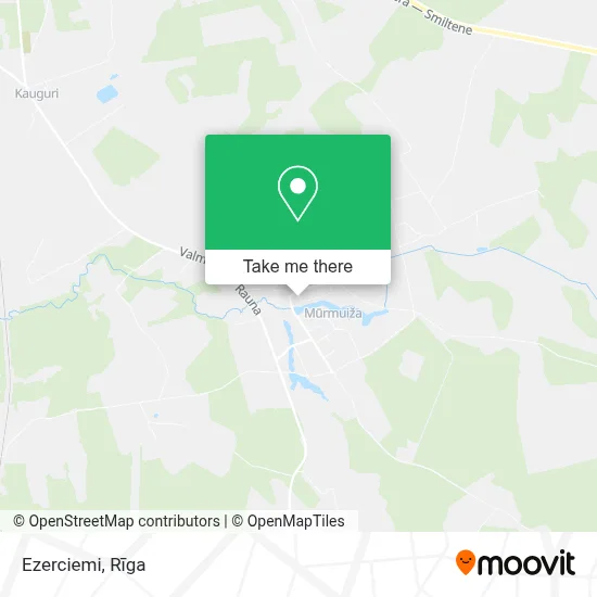 Ezerciemi map