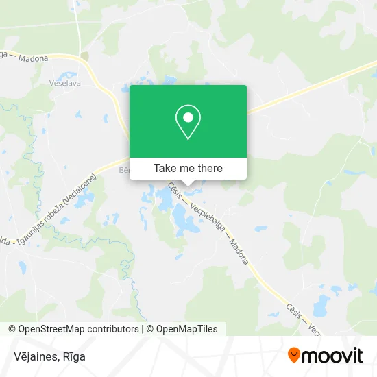 Vējaines map