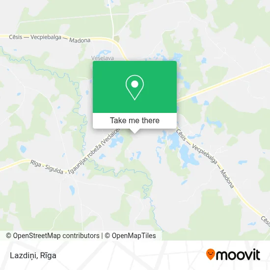 Lazdiņi map