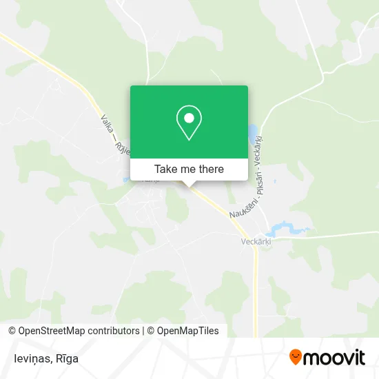 Ieviņas map