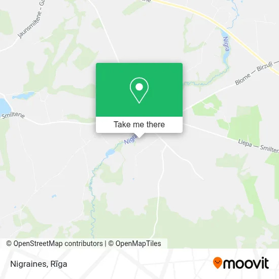 Nigraines map