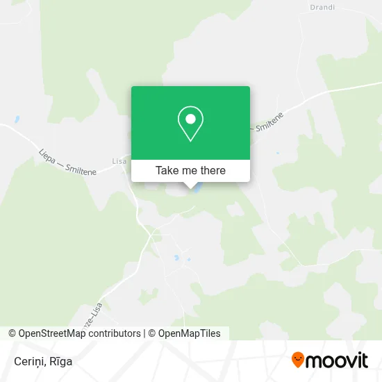 Ceriņi map