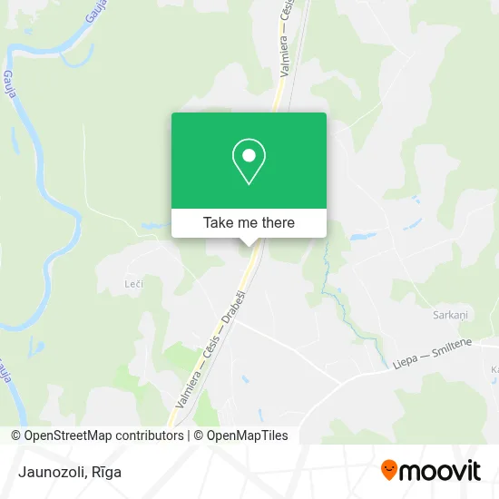 Jaunozoli map