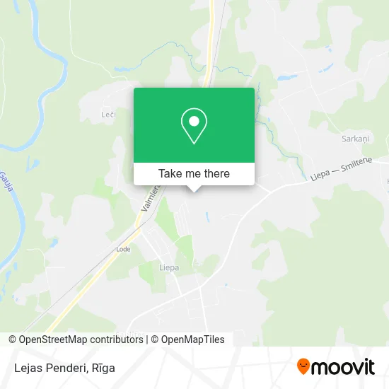 Lejas Penderi map