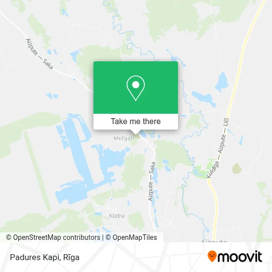 Padures Kapi map