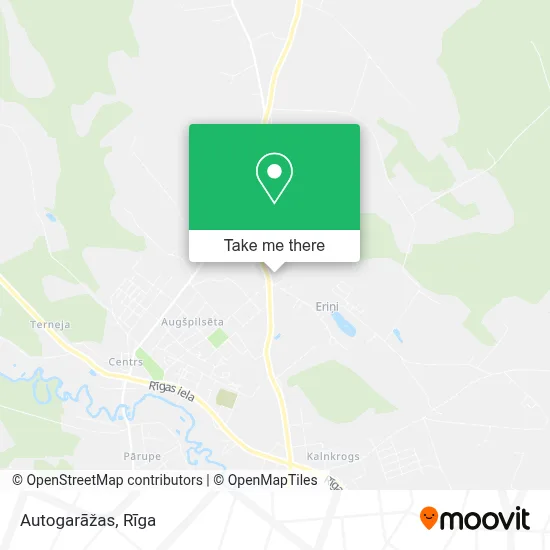 Autogarāžas map