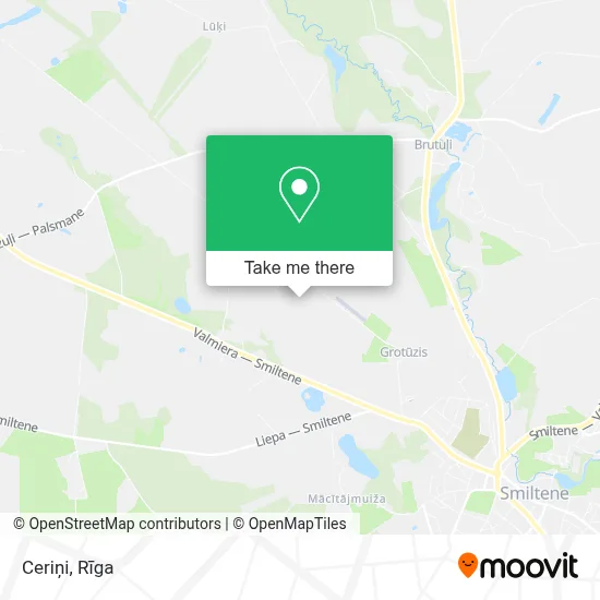 Ceriņi map