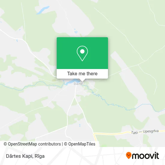Dārtes Kapi map