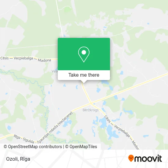 Ozoli map