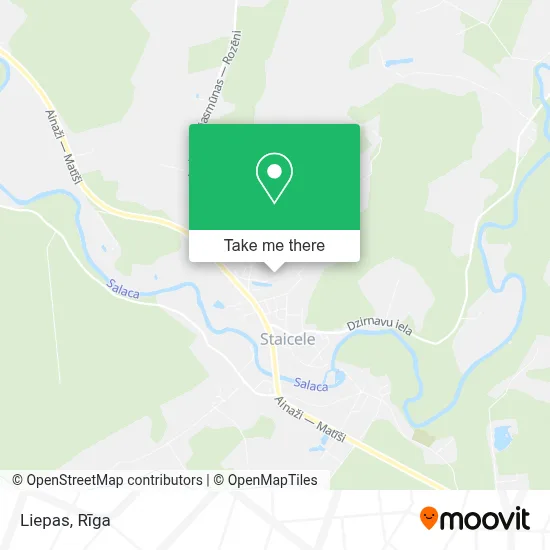 Liepas map