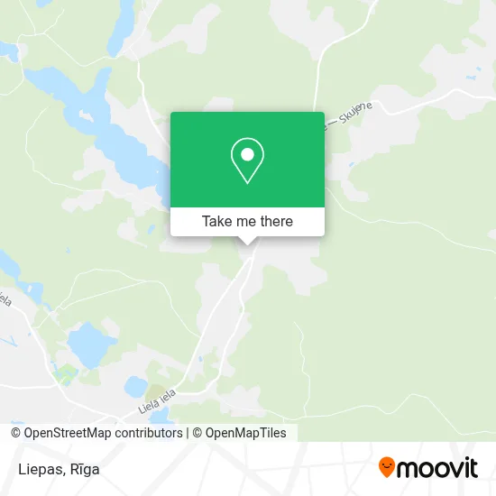 Liepas map