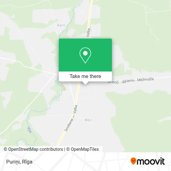 Puriņi map