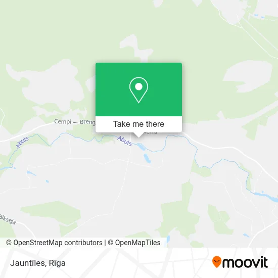 Jauntīles map