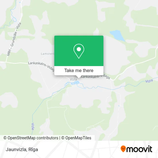 Jaunvizla map
