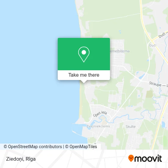 Ziedoņi map