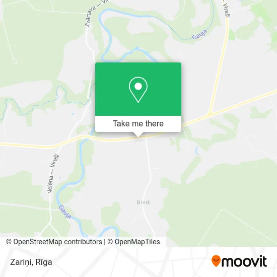 Zariņi map