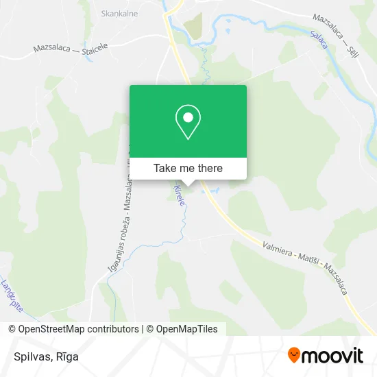 Spilvas map