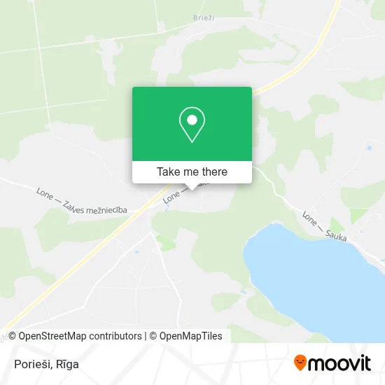 Porieši map
