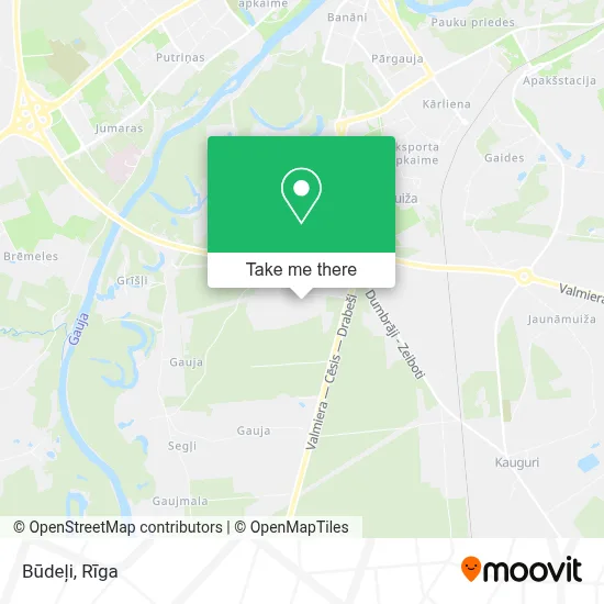 Būdeļi map
