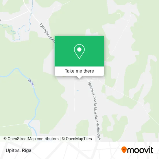 Upītes map