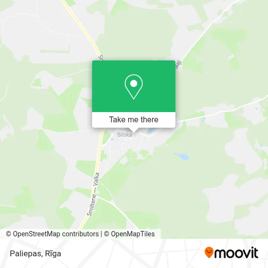 Paliepas map