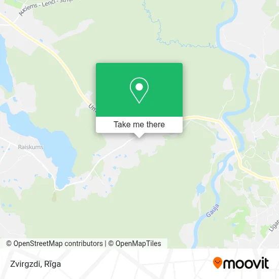 Zvirgzdi map