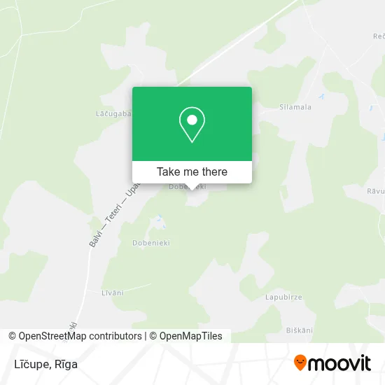 Līčupe map