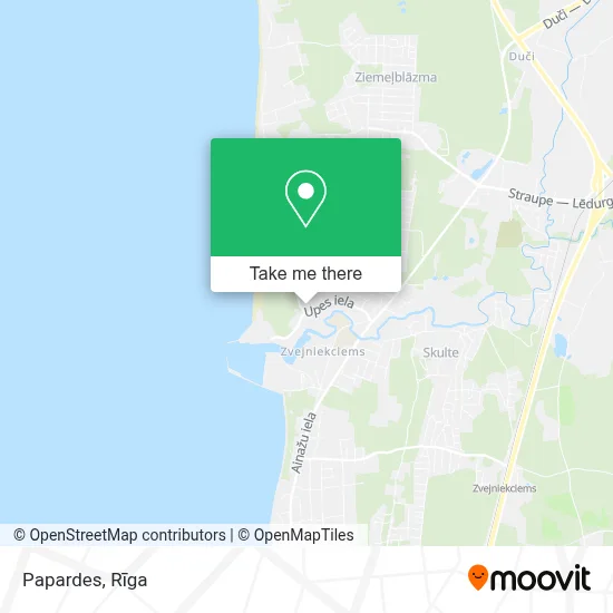 Papardes map