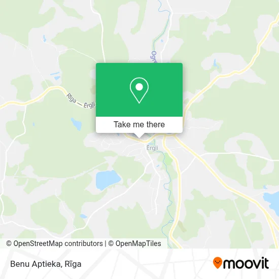Benu Aptieka map