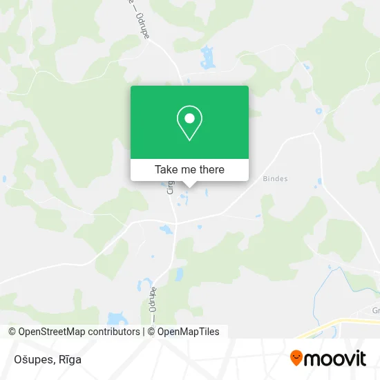 Ošupes map