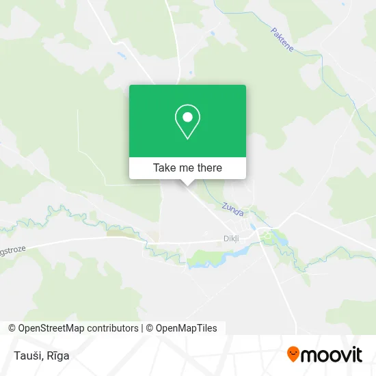 Tauši map