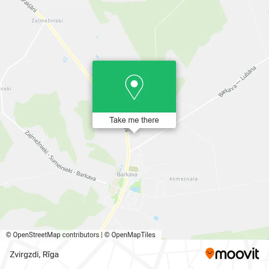 Zvirgzdi map