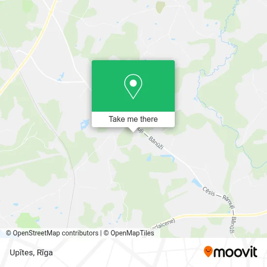 Upītes map