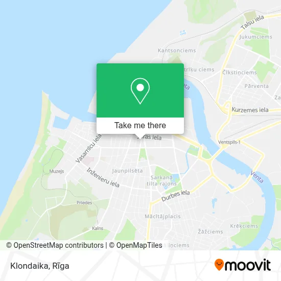 Klondaika map