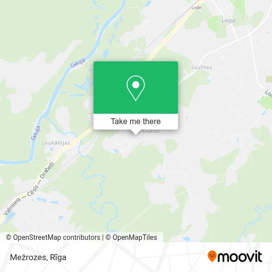 Mežrozes map