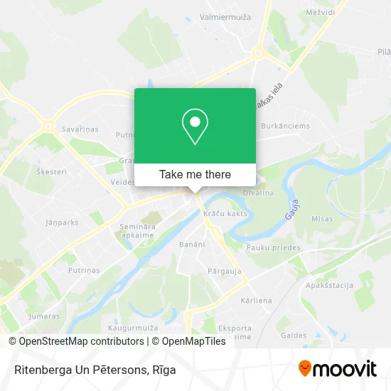 Ritenberga Un Pētersons map
