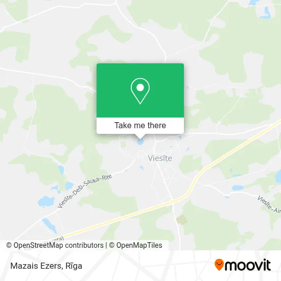 Mazais Ezers map